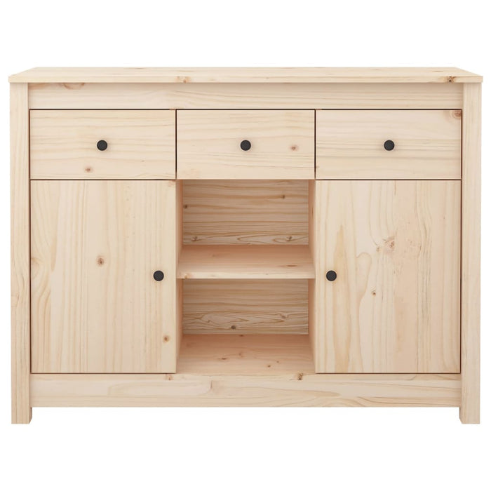 Credenza 100x35x74,5 cm in Legno Massello di Pino 814549