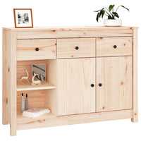 Credenza 100x35x74 cm in Legno Massello di Pino 814554