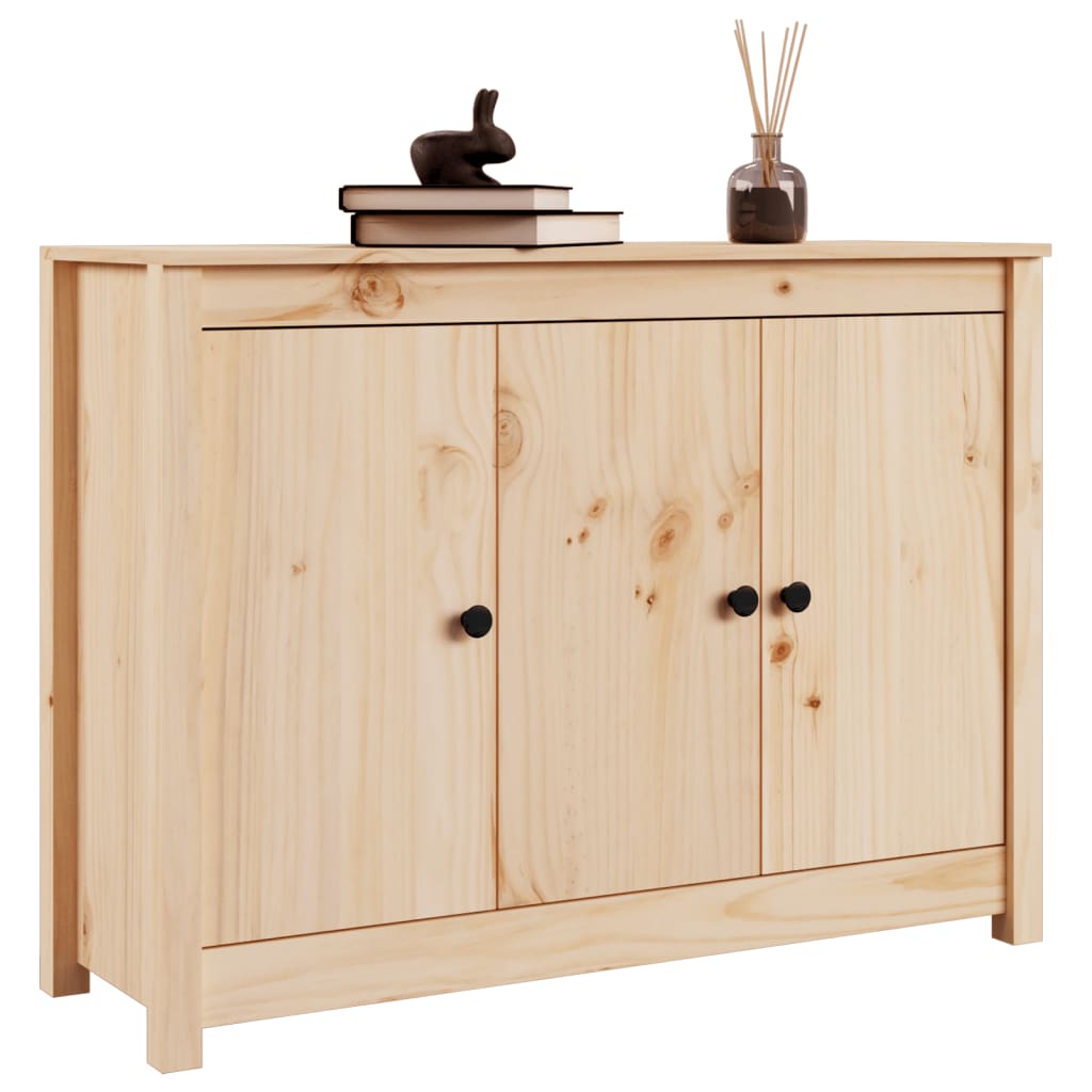 Credenza 100x35x74 cm in Legno Massello di Pino 814559