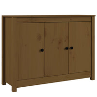 Credenza ambra 100x35x74 cm in Legno Massello di Pino 814562