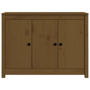 Credenza ambra 100x35x74 cm in Legno Massello di Pino 814562