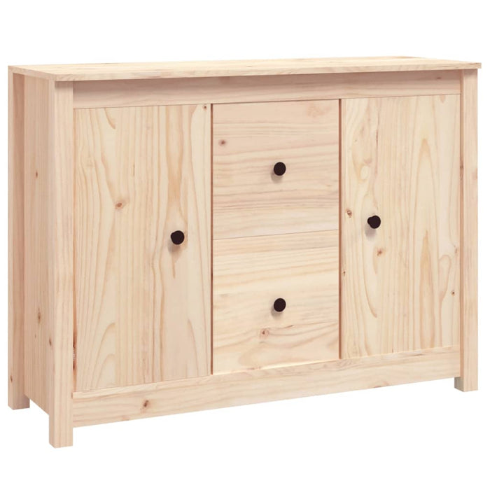 Credenza 100x35x74 cm in Legno Massello di Pino 814564