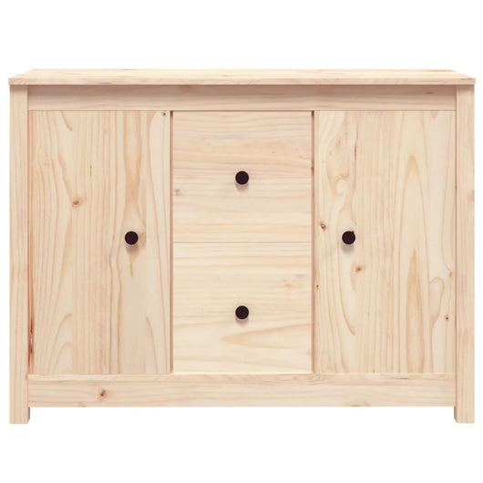 Credenza-Buffet-Armadio da cucina 100x35x74 cm in Legno Massello di Pino