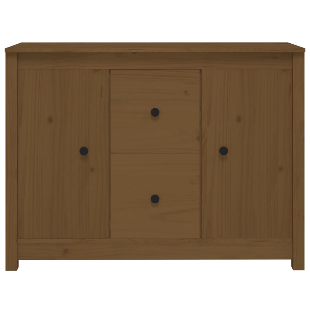 Credenza ambra 100x35x74 cm in Legno Massello di Pino 814567
