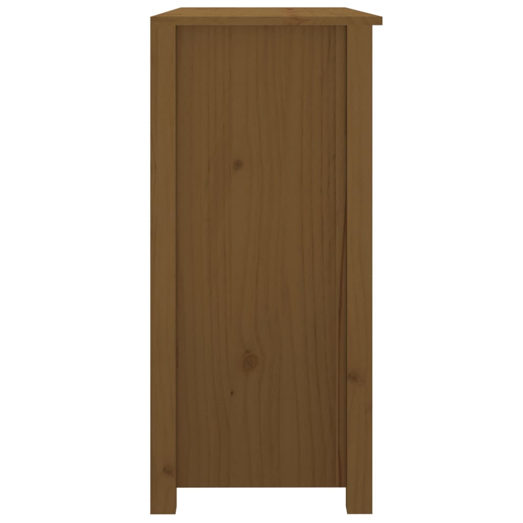 Credenza ambra 100x35x74 cm in Legno Massello di Pino 814567