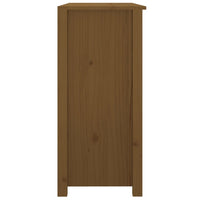 Credenza ambra 100x35x74 cm in Legno Massello di Pino 814567