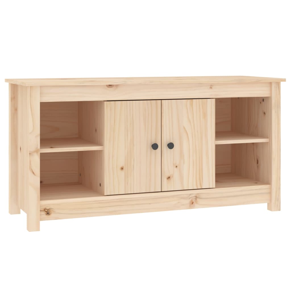 Mobile Porta TV-Mobile per TV-Credenza TV 103x36,5x52 cm in Legno Massello di Pino 188370