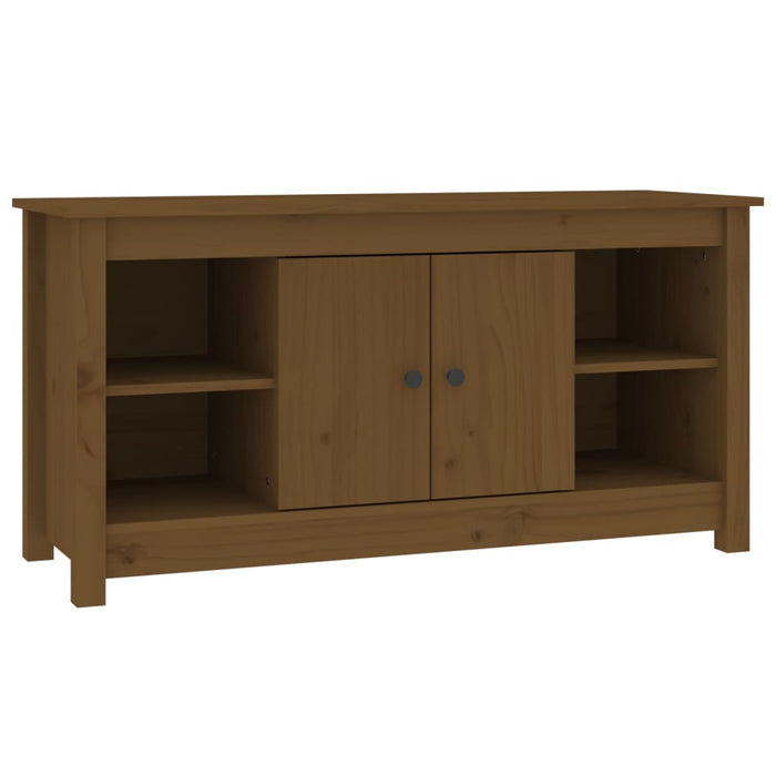 Mobile Porta TV Ambra 103x36,5x52 cm in Legno Massello di Pino 814577