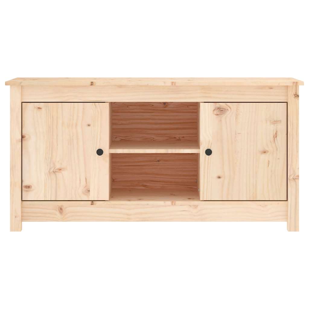 Mobile Porta TV-Mobile per TV-Credenza TV 103x36,5x52 cm in Legno Massello di Pino 584482