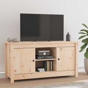 Mobile Porta TV-Mobile per TV-Credenza TV 103x36,5x52 cm in Legno Massello di Pino 584482