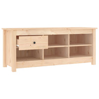 Scarpiera scarpiera mobile portaoggetti ingresso corridoio soggiorno 110 x 38 x 45,5 cm legno massello di pino marrone 02_0021325