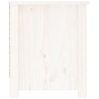 Scarpiera scarpiera mobile portaoggetti ingresso corridoio soggiorno 110 x 38 x 45,5 cm legno massello di pino bianco 02_0021439