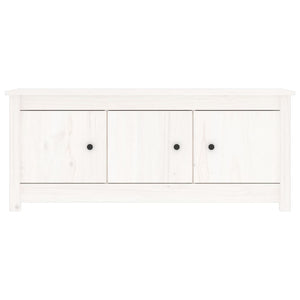 Scarpiera scarpiera mobile portaoggetti ingresso corridoio soggiorno 110 x 38 x 45,5 cm legno massello di pino bianco 02_0021440