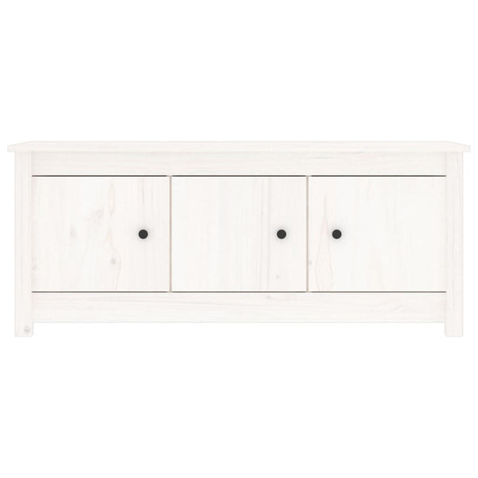 Scarpiera scarpiera mobile portaoggetti ingresso corridoio soggiorno 110 x 38 x 45,5 cm legno massello di pino bianco 02_0021440
