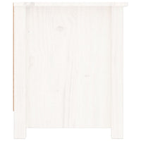 Scarpiera scarpiera mobile portaoggetti ingresso corridoio soggiorno 110 x 38 x 45,5 cm legno massello di pino bianco 02_0021440