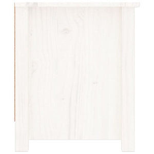 Scarpiera scarpiera mobile portaoggetti ingresso corridoio soggiorno 110 x 38 x 45,5 cm legno massello di pino bianco 02_0021440