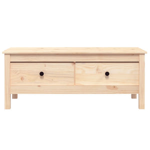 Tavolino da Salotto 100x50x40 cm Legno Massello di Pino 814604