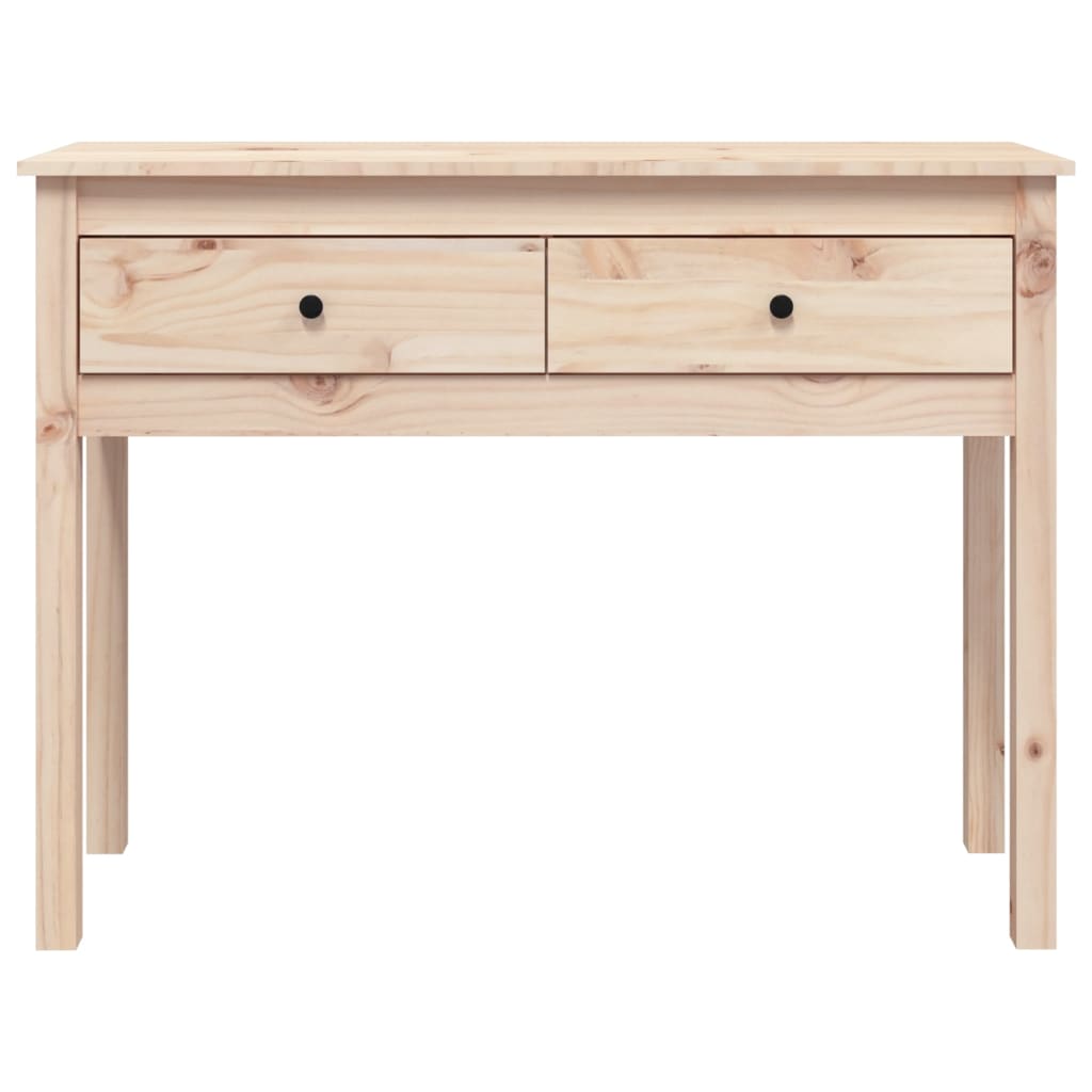 Tavolo Consolle 100x35x75 cm in Legno Massello di Pino 814614