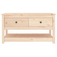 Tavolino da Salotto 102x49x55 cm in Legno Massello di Pino cod mxl 19070