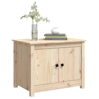 Tavolino da Salotto 71x49x55 cm in Legno Massello di Pino 820926