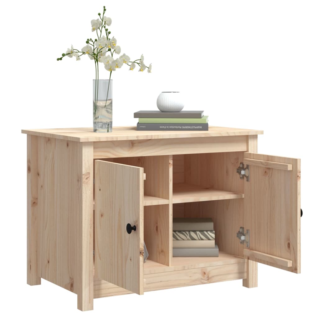 Tavolino da Salotto 71x49x55 cm in Legno Massello di Pino cod mxl 26788