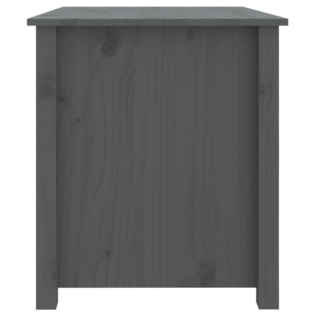 Tavolino da Salotto Grigio 71x49x55 cm Legno Massello di Pino cod mxl 26970