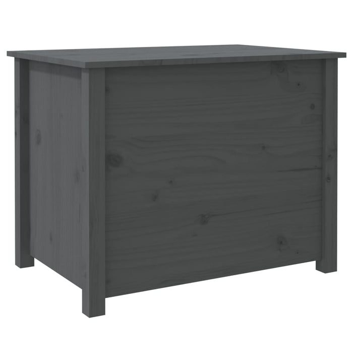Tavolino da Salotto Grigio 71x49x55 cm Legno Massello di Pino cod mxl 26970