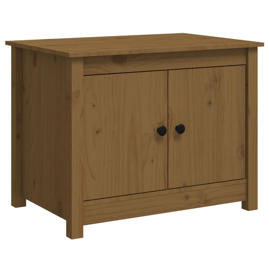 Tavolino da Salotto ambra 71x49x55 cm in Legno Massello di Pino 820929