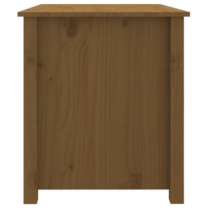 Tavolino da Salotto Miele 71x49x55 cm in Legno Massello di Pino