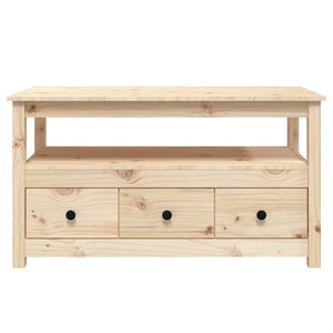 Tavolino da Salotto 102x49x55 cm in Legno Massello di Pino cod mxl 24415