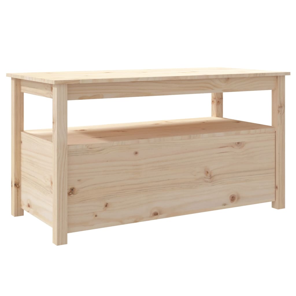 Tavolino da Salotto 102x49x55 cm in Legno Massello di Pino cod mxl 24415