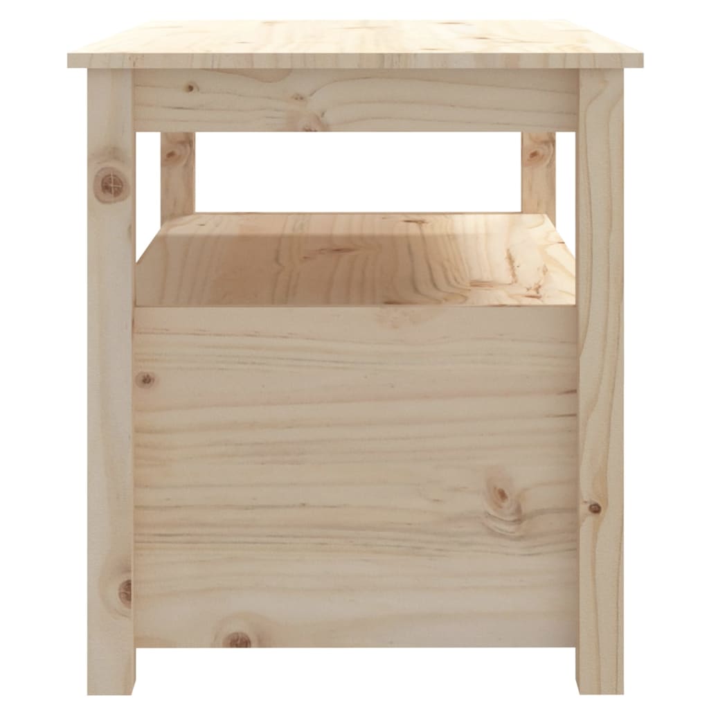 Tavolino da Salotto 71x49x55 cm in Legno Massello di Pino cod mxl 27776