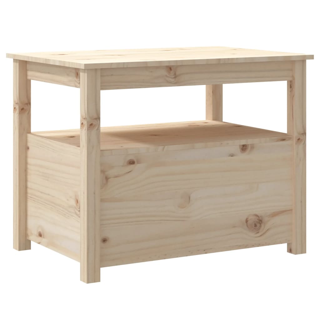 Tavolino da Salotto 71x49x55 cm in Legno Massello di Pino cod mxl 27776