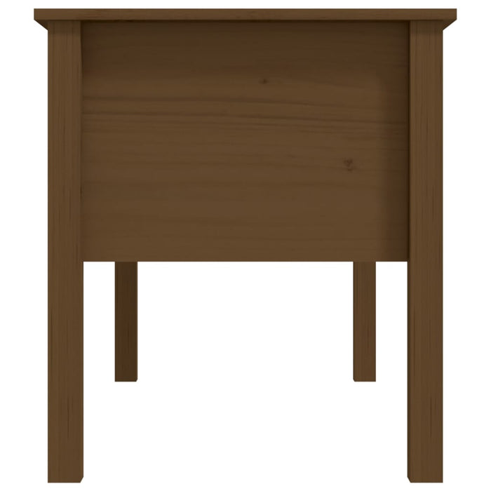 Tavolino da Salotto ambra 102x49x55cm in Legno Massello di Pino 820944
