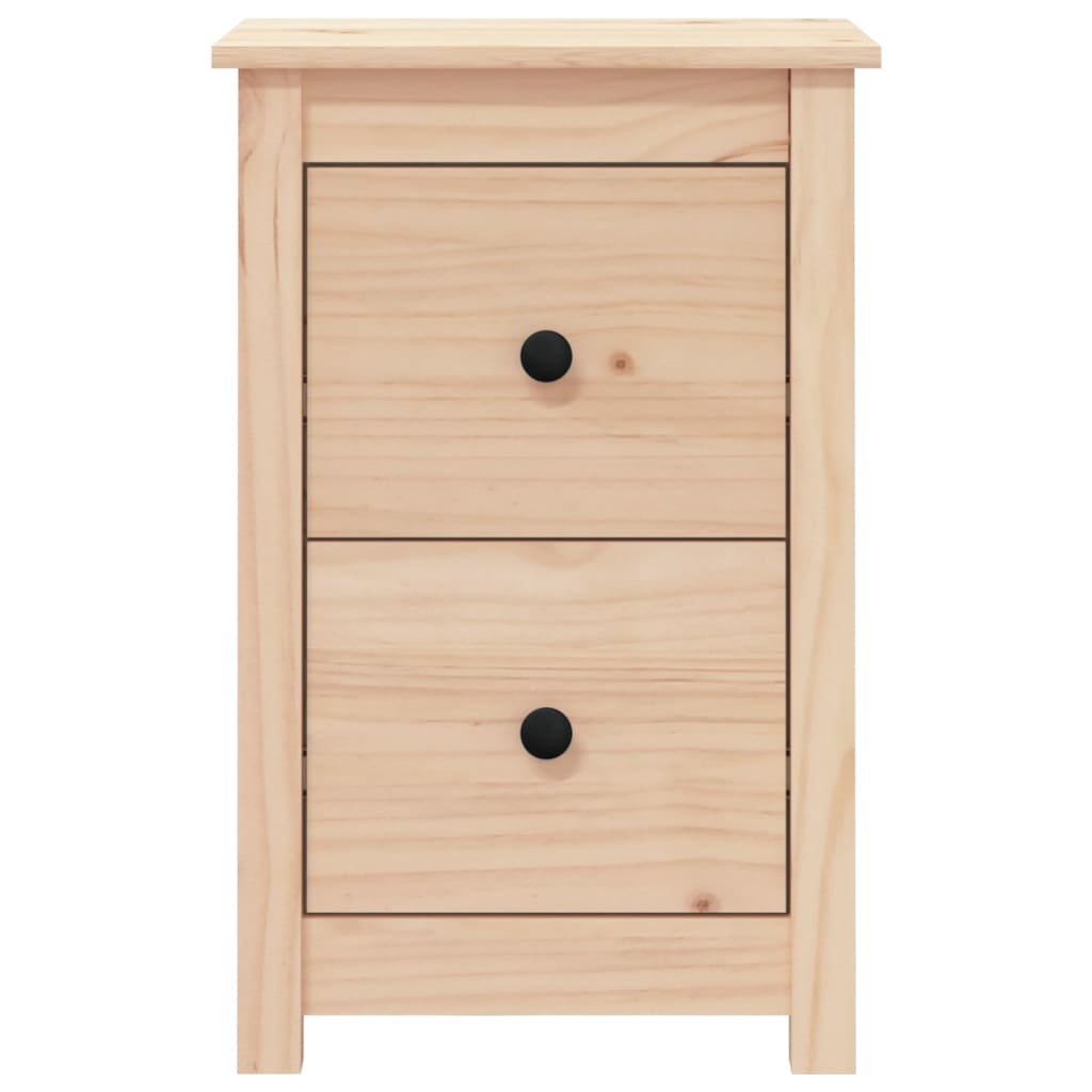 Comodini 2 pz 40x35x61,5 cm in Legno Massello di Pino 820947