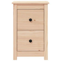 Comodini 2 pz 40x35x61,5 cm in Legno Massello di Pino 820947