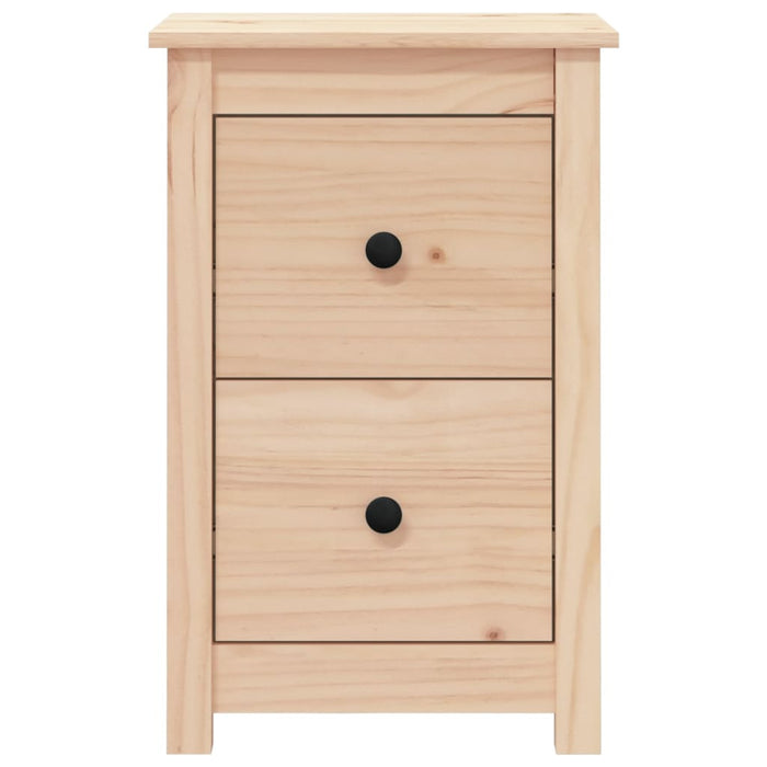 Comodini 2 pz 40x35x61,5 cm in Legno Massello di Pino 820947