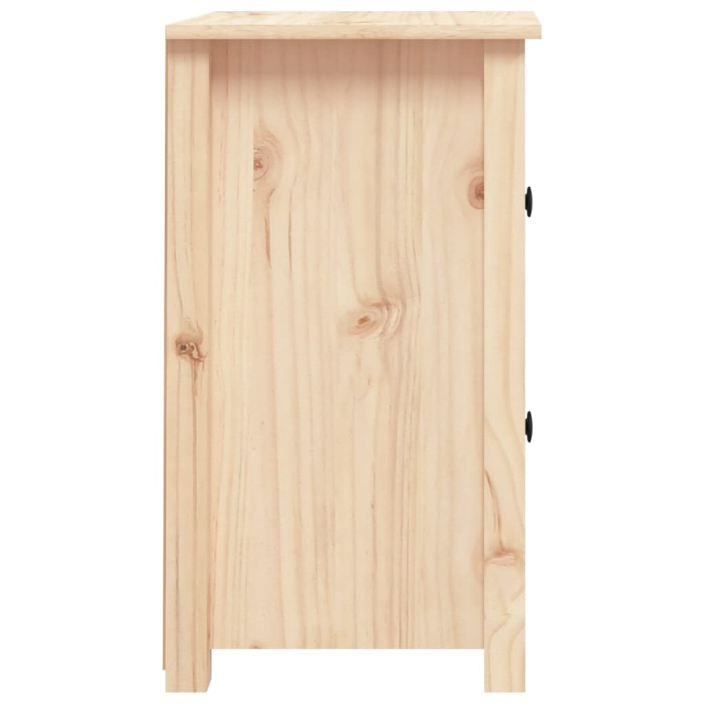 Comodini 2 pz 40x35x61,5 cm in Legno Massello di Pino 820947