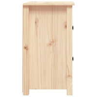 Comodini 2 pz 40x35x61,5 cm in Legno Massello di Pino 820947