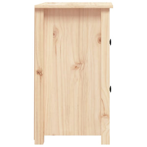 Comodini 2 pz 40x35x61,5 cm in Legno Massello di Pino 820947