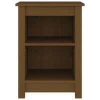 Comodini 2 pz ambra 40x35x55 cm in Legno Massello di Pino 820963