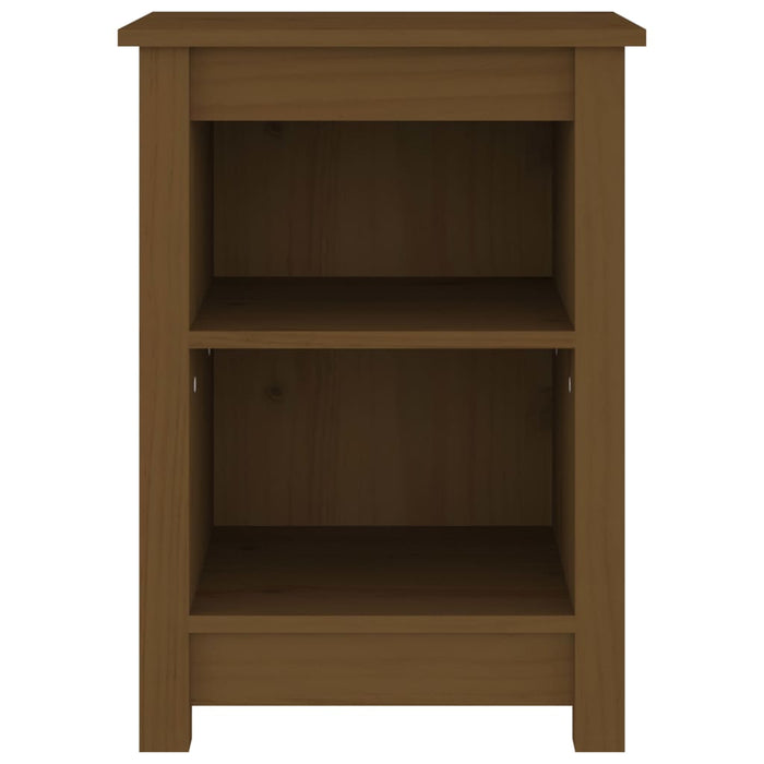 Comodini 2 pz ambra 40x35x55 cm in Legno Massello di Pino 820963