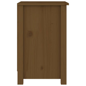 Comodini 2 pz ambra 40x35x55 cm in Legno Massello di Pino 820963