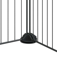 Gabbia per Animali 36 Pannelli con Porta Nera 35x35 cm Acciaio 3114027