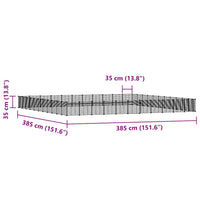 Gabbia per Animali 44 Pannelli con Porta Nera 35x35 cm Acciaio cod mxl 54375