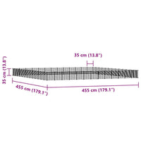 Gabbia per Animali 52 Pannelli con Porta Nero 35x35 cm Acciaio cod mxl 53820