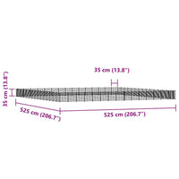 Gabbia per Animali 60 Pannelli con Porta Nera 35x35 cm Acciaio cod mxl 54328