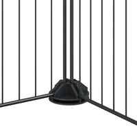 Gabbia per Animali Domestici 8 Pannelli Nero 35x35 cm Acciaio 3114052