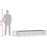 Gabbia per Animali 28 Pannelli con Porta Nero 35x35 cm Acciaio 3114056