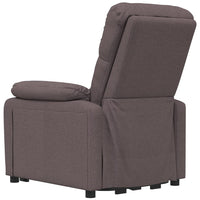 Poltrona Alzapersona Marrone Scuro in Tessuto 3120363